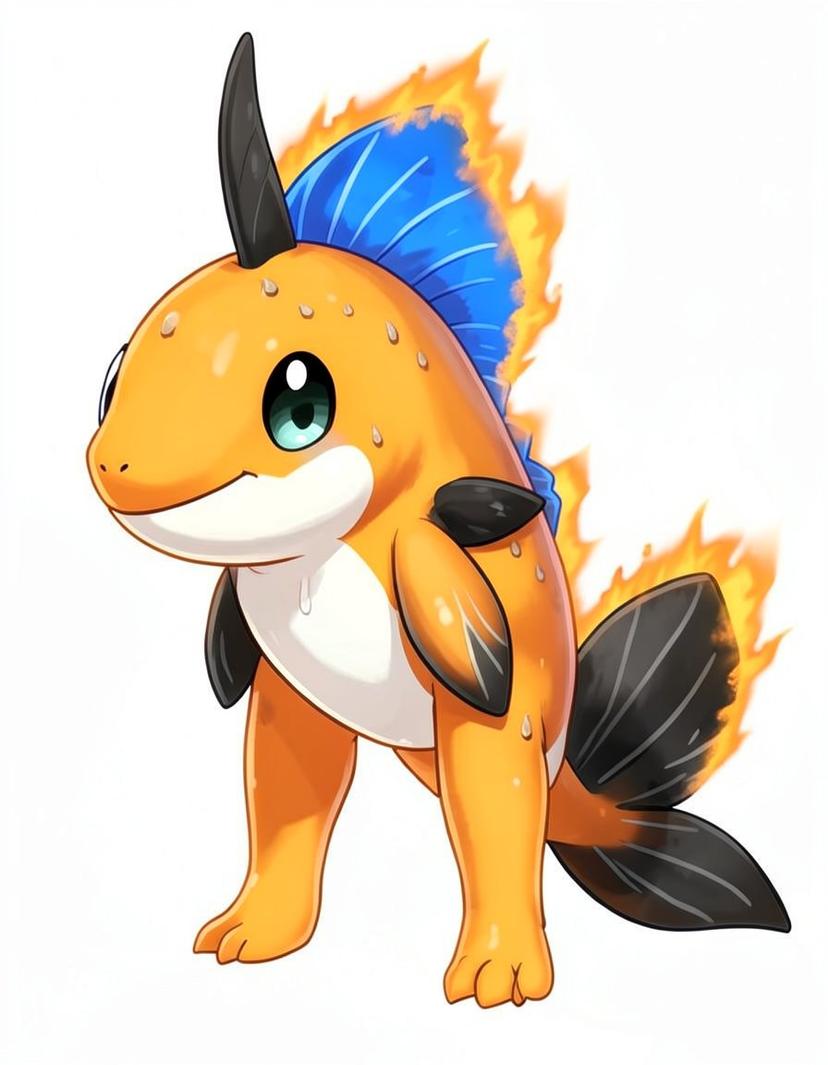 Flishus, a Pokemon OC made on GenTube