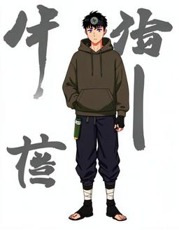 Kairo Leafshade, a Naruto OC made on GenTube