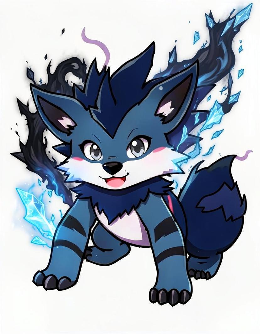 Shadefang, a Pokemon OC made on GenTube