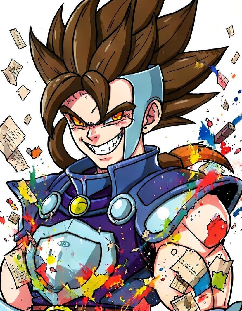 Kurospike, a Dragon Ball OC made on GenTube