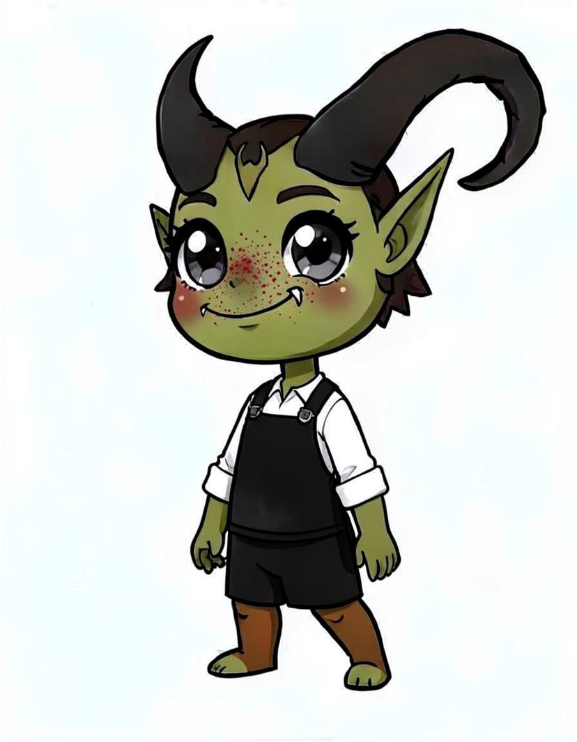 VelvetFang, a Hazbin Hotel OC made on GenTube