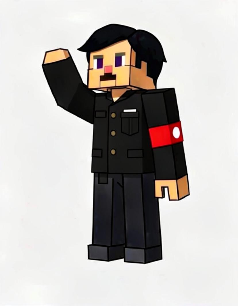Cyan Vanguard, a Minecraft OC made on GenTube