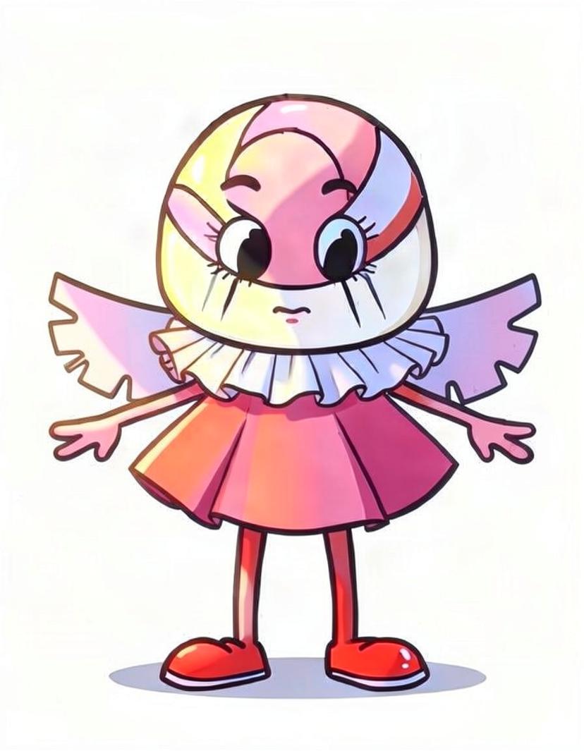 Candy Swirl, a Dandys World OC made on GenTube