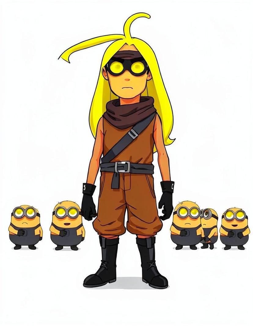 Minions, a Naruto OC made on GenTube