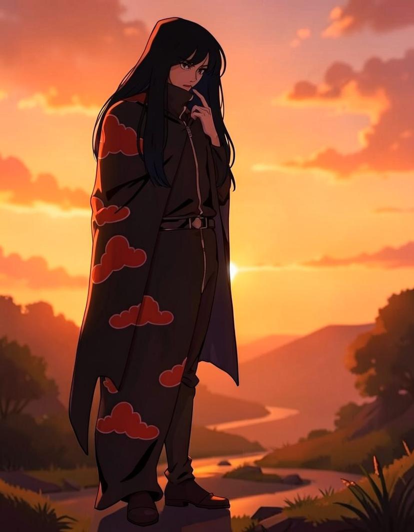Crimson Wraith, a Naruto OC made on GenTube