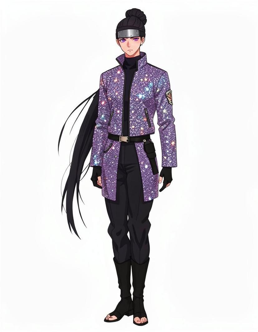 Lilac Veil, a Naruto OC made on GenTube