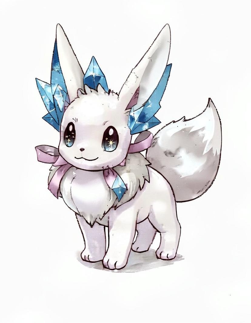 Eevee, a Pokemon OC made on GenTube