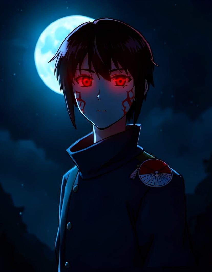 Obsidian Veil, a Naruto OC made on GenTube