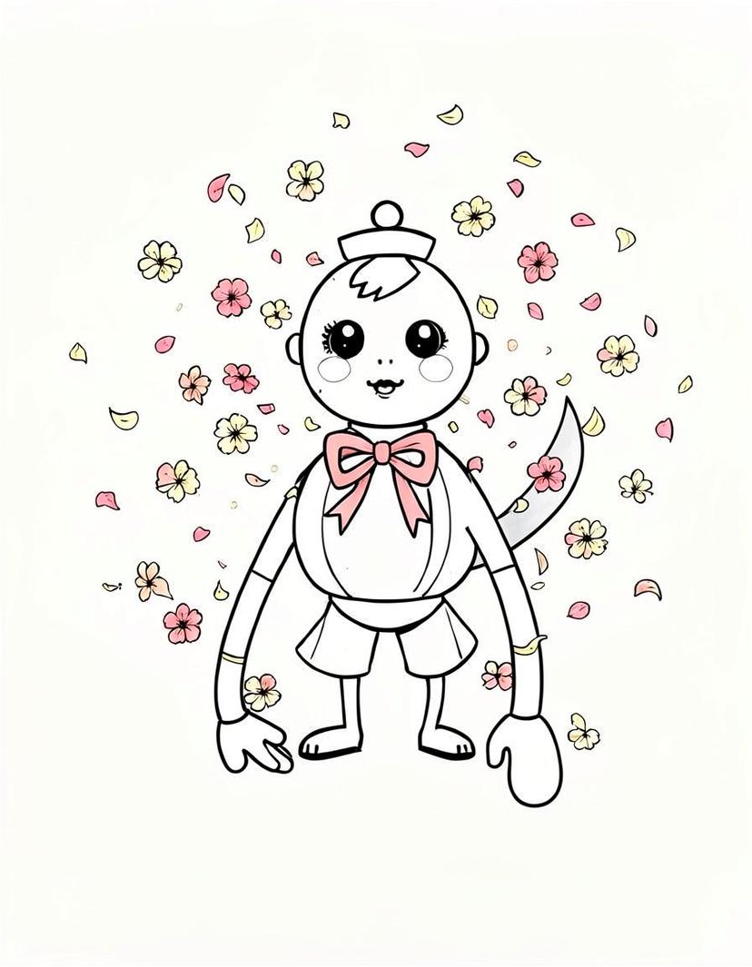 Glowlit, a Dandys World OC made on GenTube