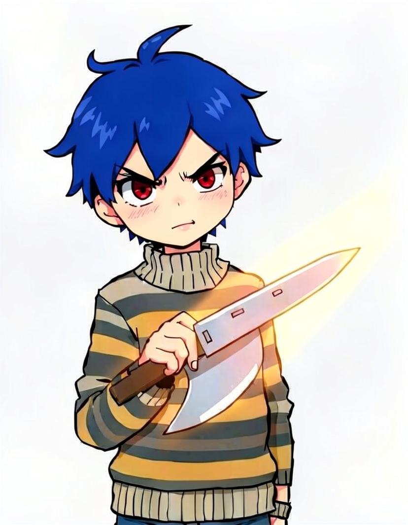 Stephen Azure, a Undertale OC made on GenTube