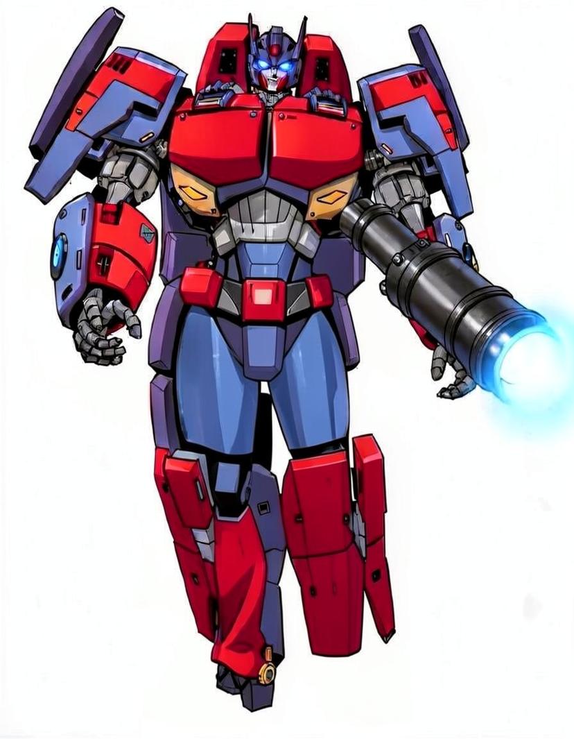 Aurelian Edge, a Transformers OC made on GenTube