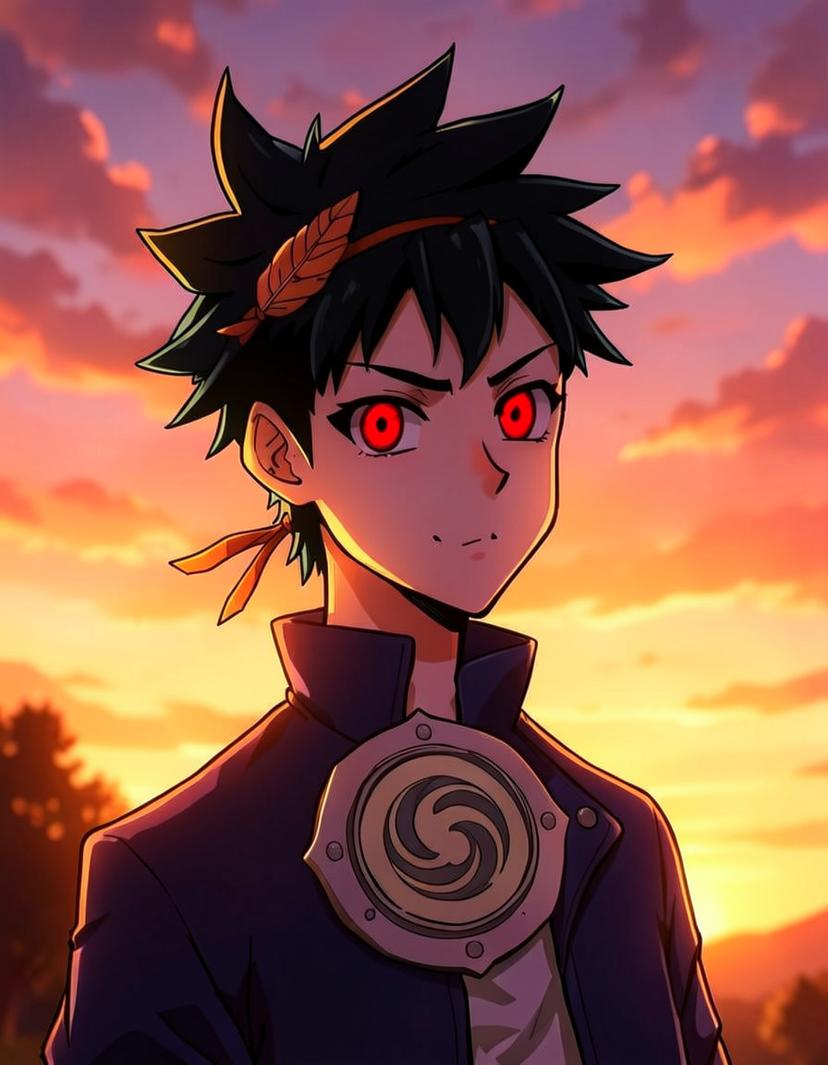 Ravenleaf, a Naruto OC made on GenTube