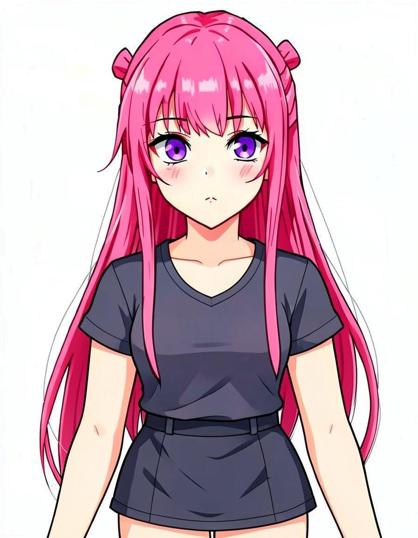 Lavelle Veil, a Naruto OC made on GenTube