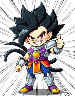 Kairok, a Dragon Ball OC made on GenTube