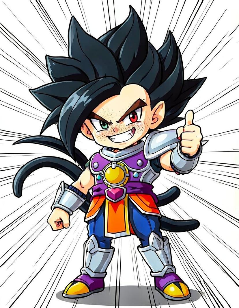 Kairok, a Dragon Ball OC made on GenTube