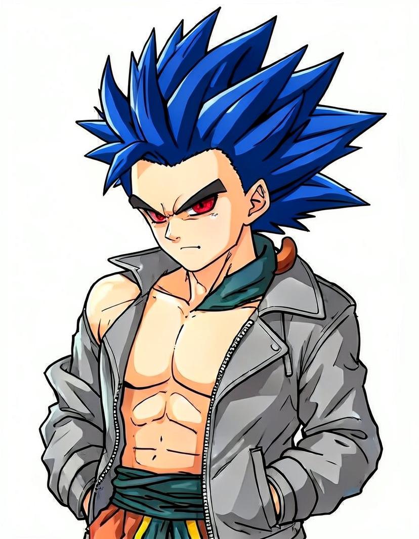 Flash, a Dragon Ball OC made on GenTube