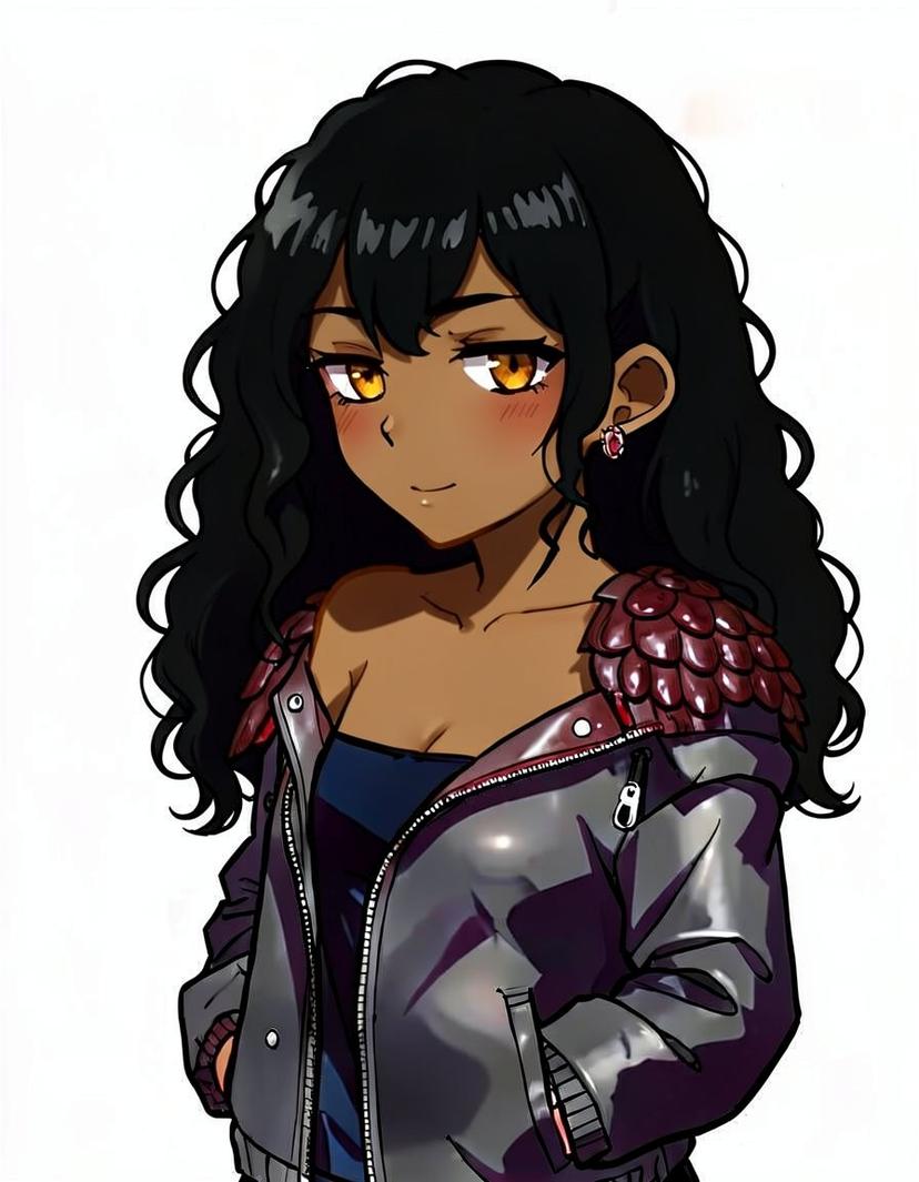 Thalia Darkglint, a Fourth Wing OC made on GenTube