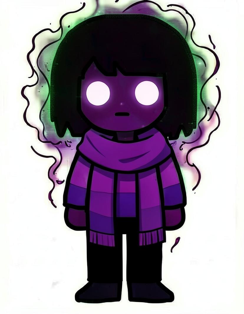 Samuel Niger, a Deltarune OC made on GenTube