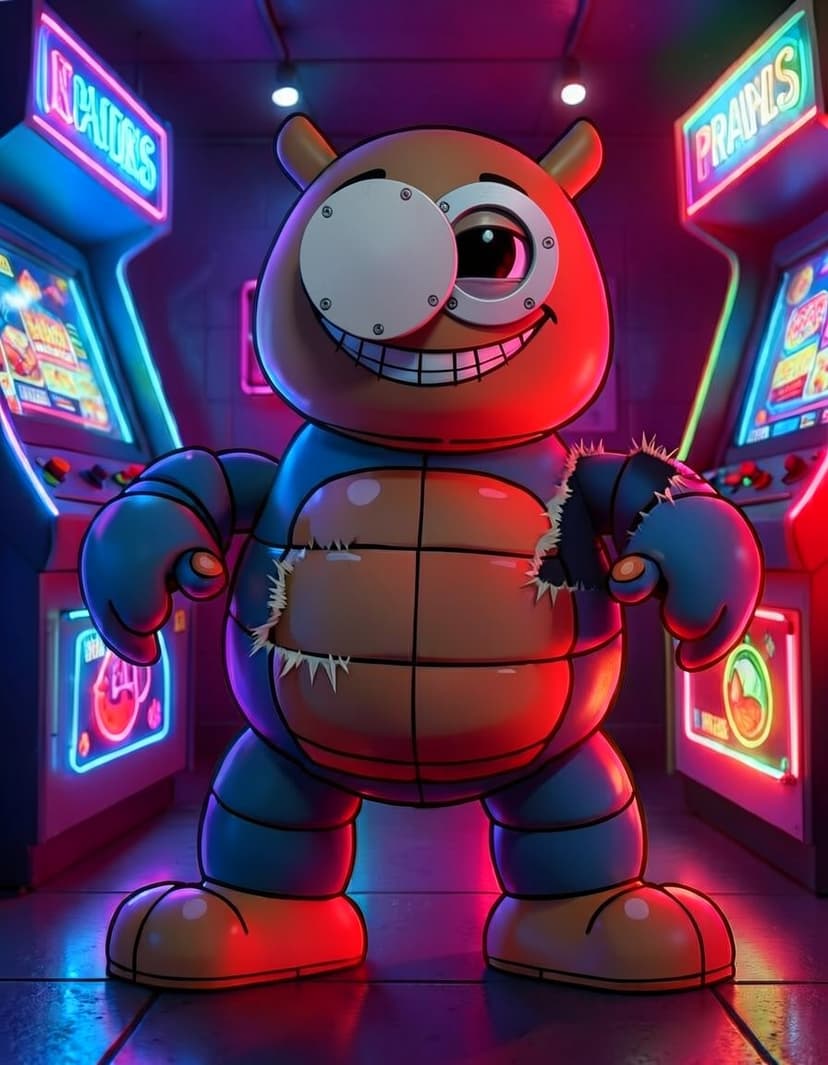 Brock, a FNAF OC made on GenTube
