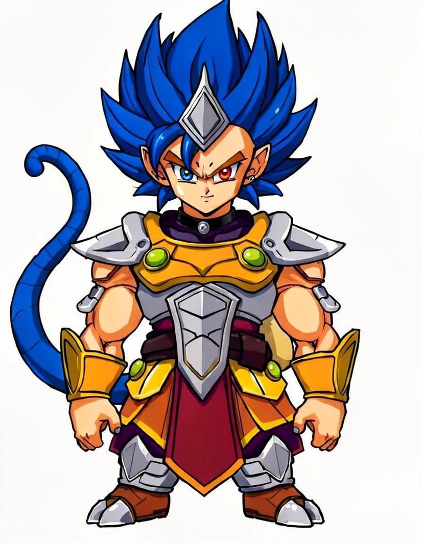 Raze Kuro, a Dragon Ball OC made on GenTube