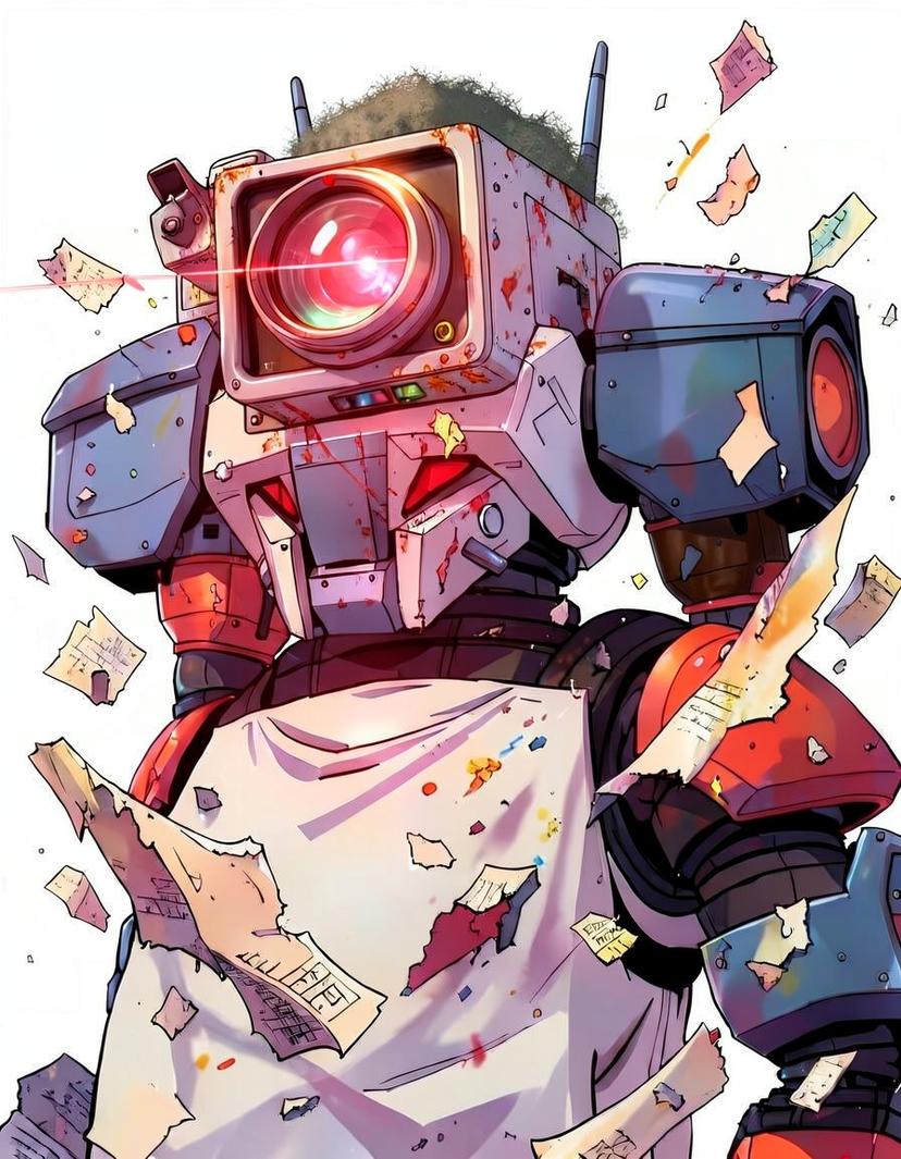 Titan cameraman, a Skibidi Toilet OC made on GenTube