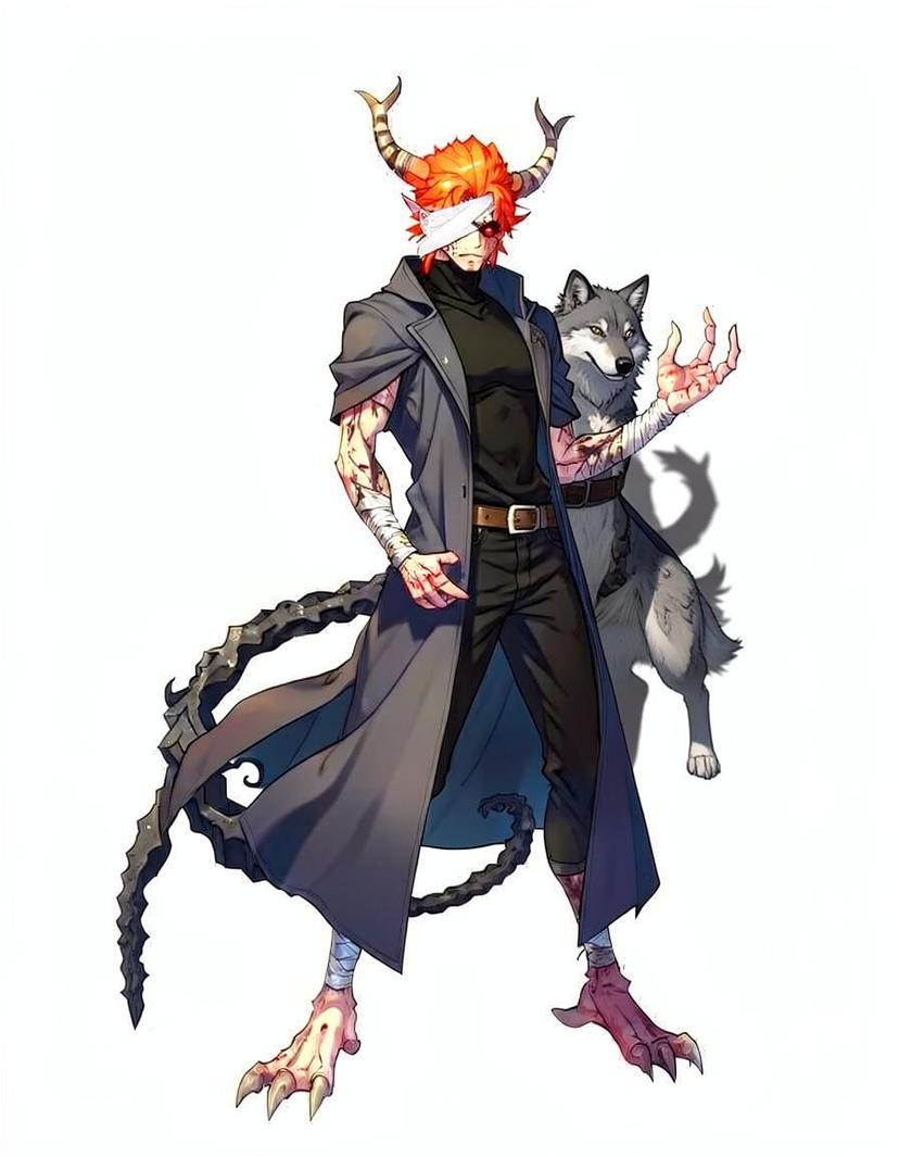 Veilbound Shade, a Jujutsu Kaisen OC made on GenTube