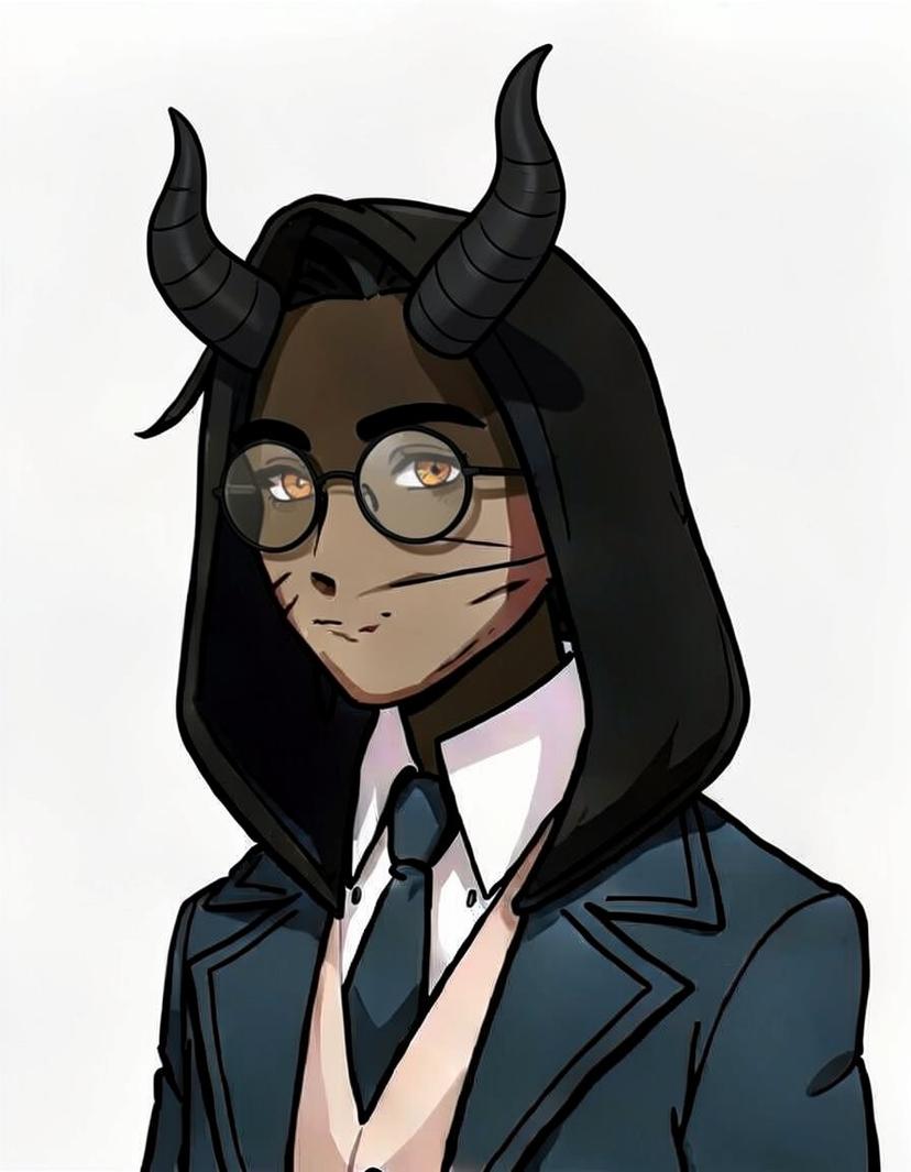 Obsidian Banner, a CountryHumans OC made on GenTube
