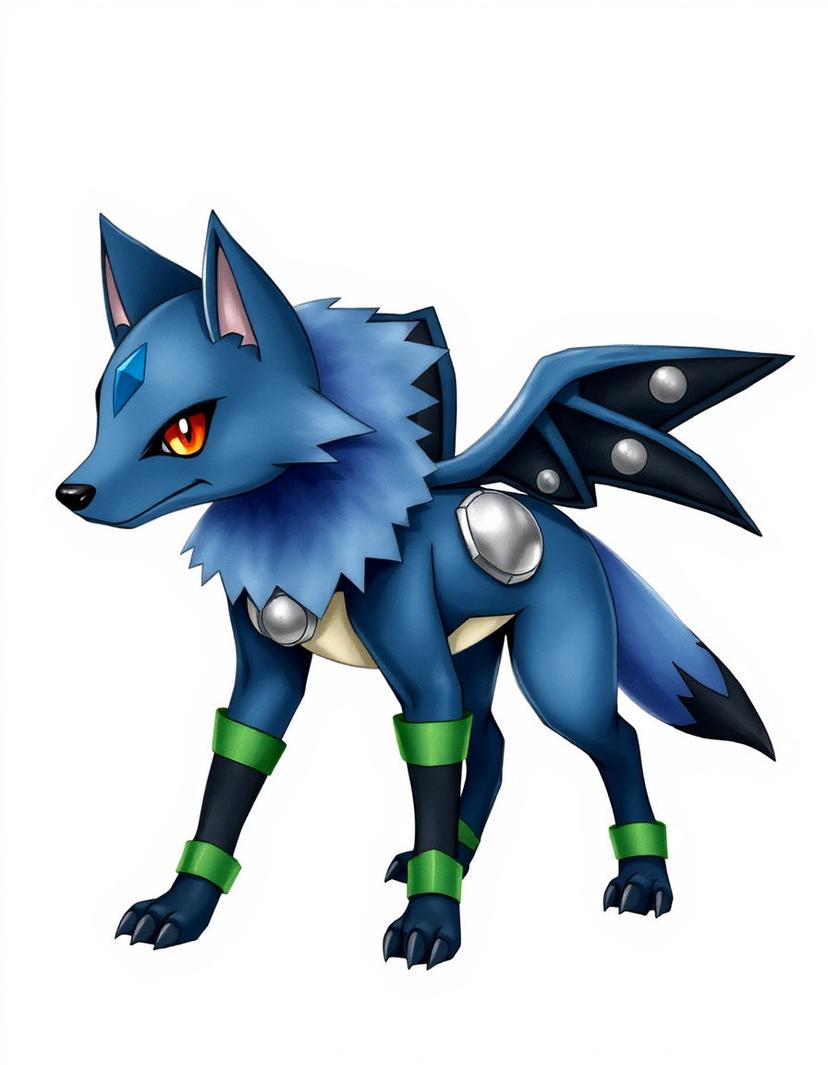 Hivelupe, a Pokemon OC made on GenTube