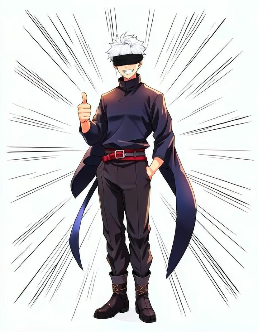 Son Gojo, a Jujutsu Kaisen OC made on GenTube