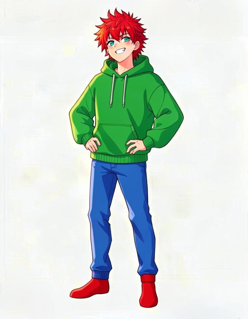 Jenson zenin, a Jujutsu Kaisen OC made on GenTube