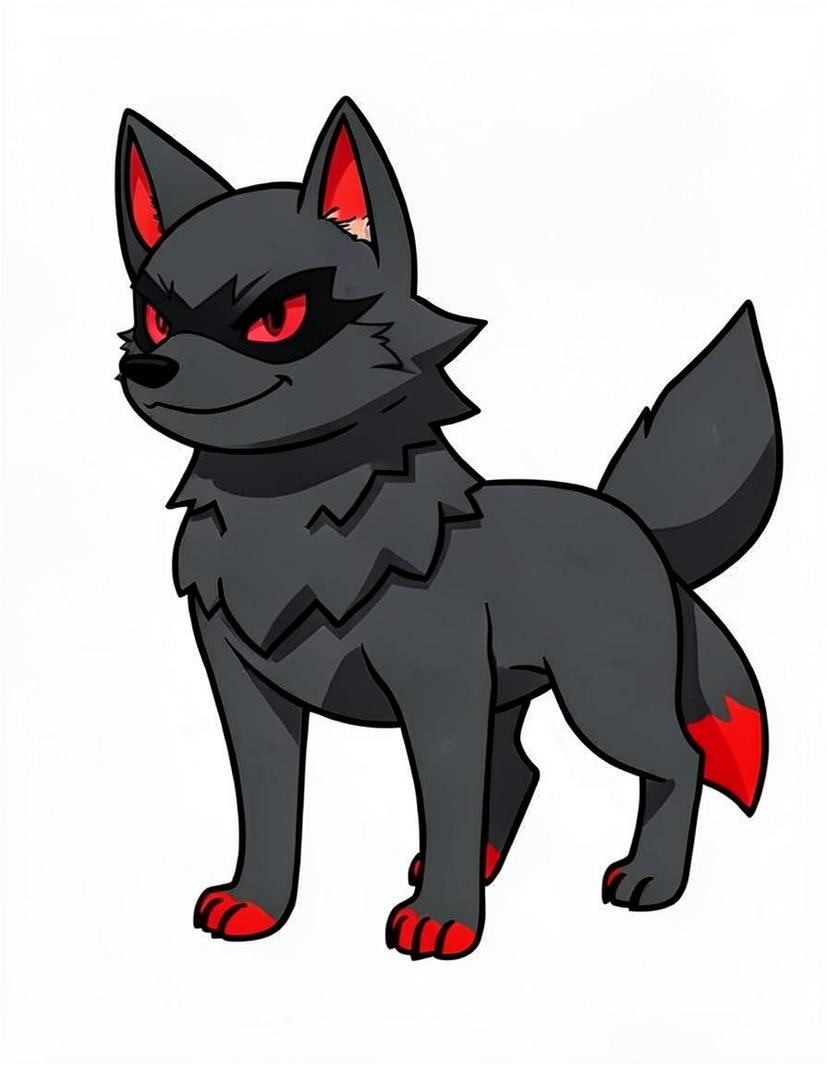 Gloomhowl, a Pokemon OC made on GenTube