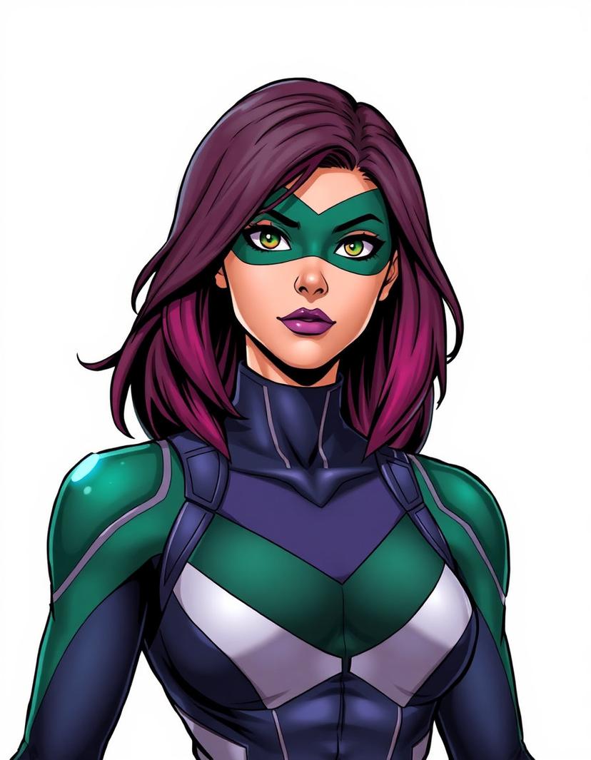 Starshade, a Marvel Superhero OC made on GenTube
