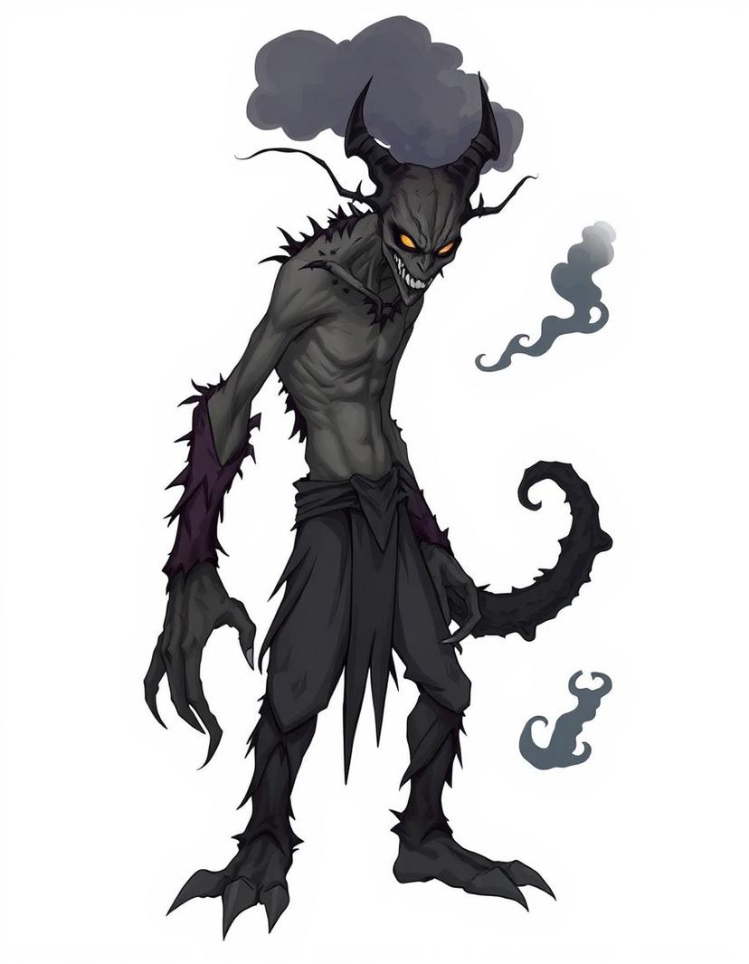 Gloomshroud, a Jujutsu Kaisen OC made on GenTube
