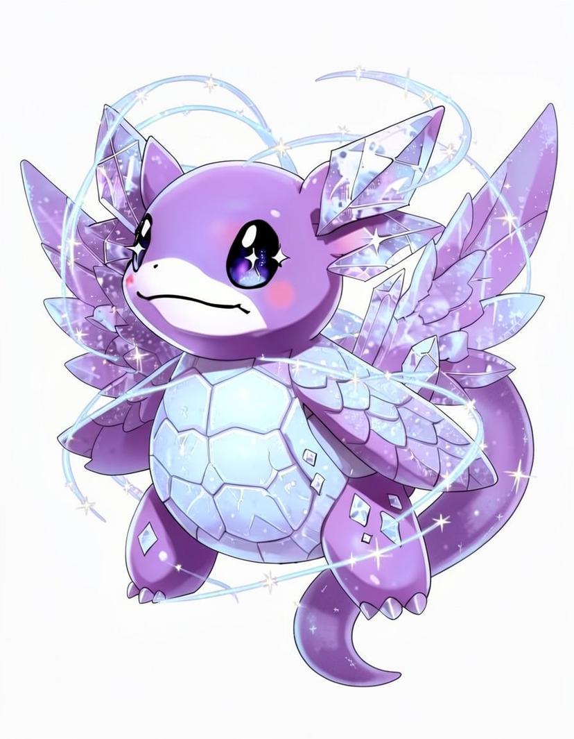 Glimmera, a Pokemon OC made on GenTube