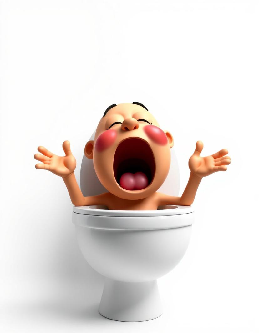 Flushchant, a Skibidi Toilet OC made on GenTube