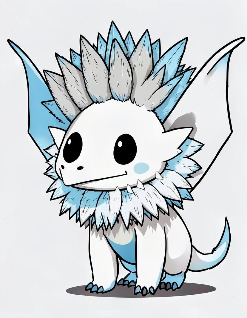 Glacierspike, a Pokemon OC made on GenTube