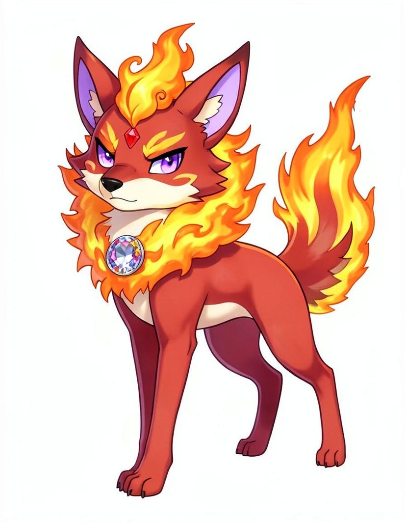Scorchowl, a Pokemon OC made on GenTube