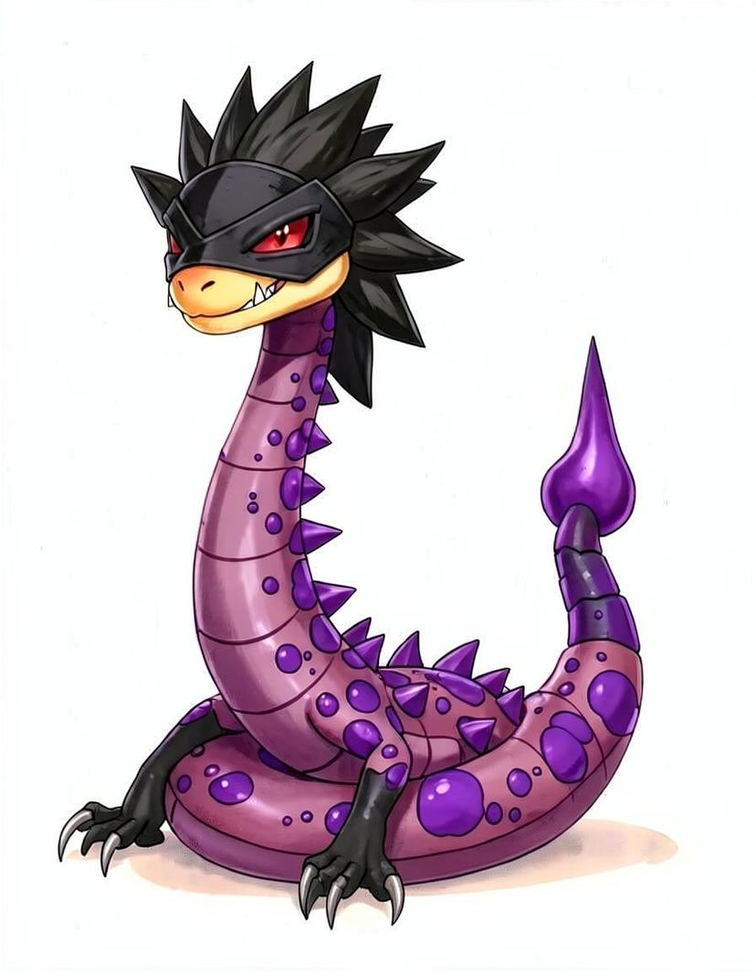 Noxhiss, a Pokemon OC made on GenTube