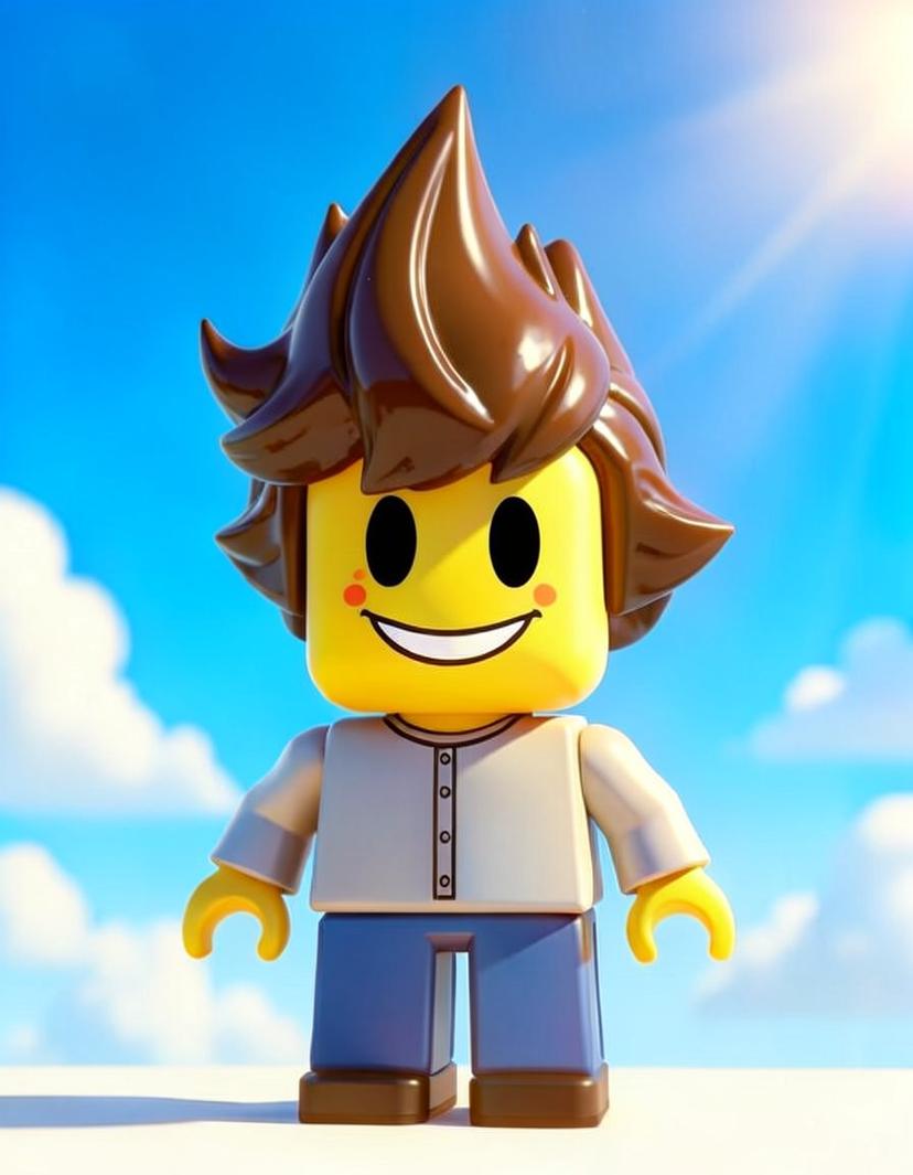 Sunny Grin, a Roblox OC made on GenTube