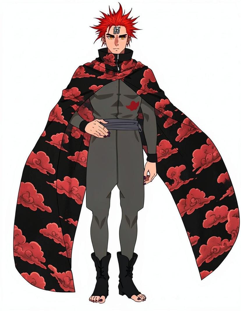 Crimsoncoil, a Naruto OC made on GenTube