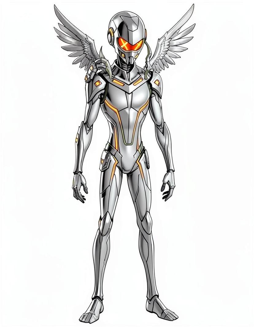 ObsidianX, a Murder Drones OC made on GenTube