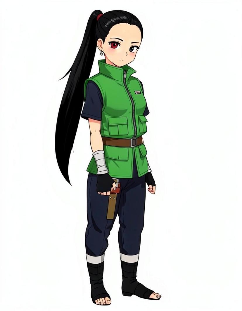 Kurohana, a Naruto OC made on GenTube