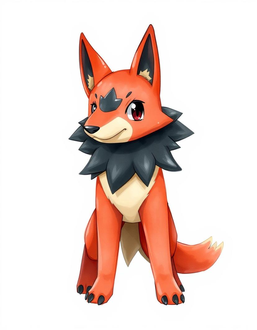 Zephywolf, a Pokemon OC made on GenTube