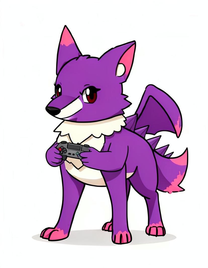 Dracofang, a Pokemon OC made on GenTube