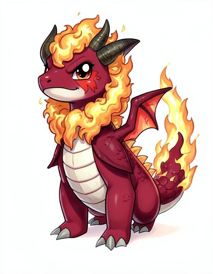 Drakoflam, a Pokemon OC made on GenTube