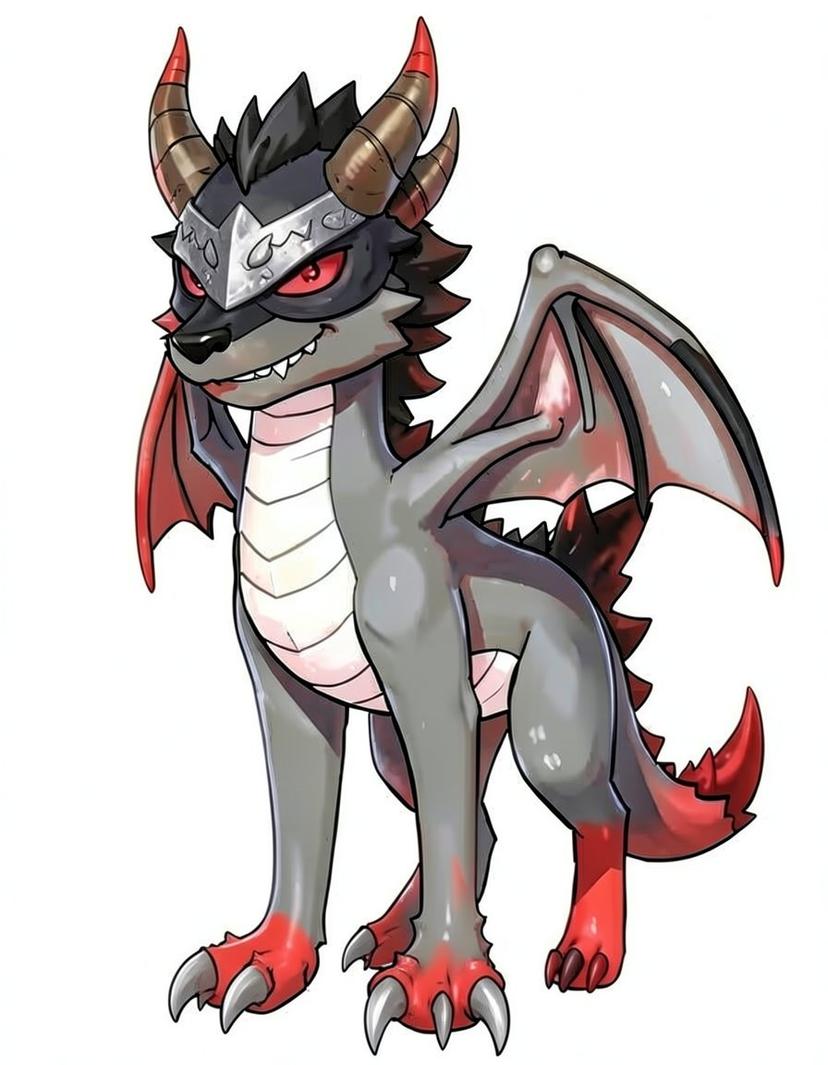 Drakelupe, a Pokemon OC made on GenTube