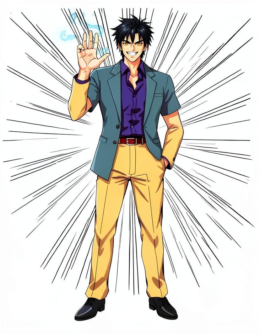 Makoto Hoshino, a Jujutsu Kaisen OC made on GenTube