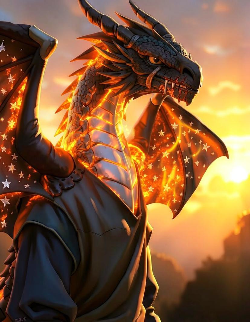 Lavamind, a Wings of Fire OC made on GenTube