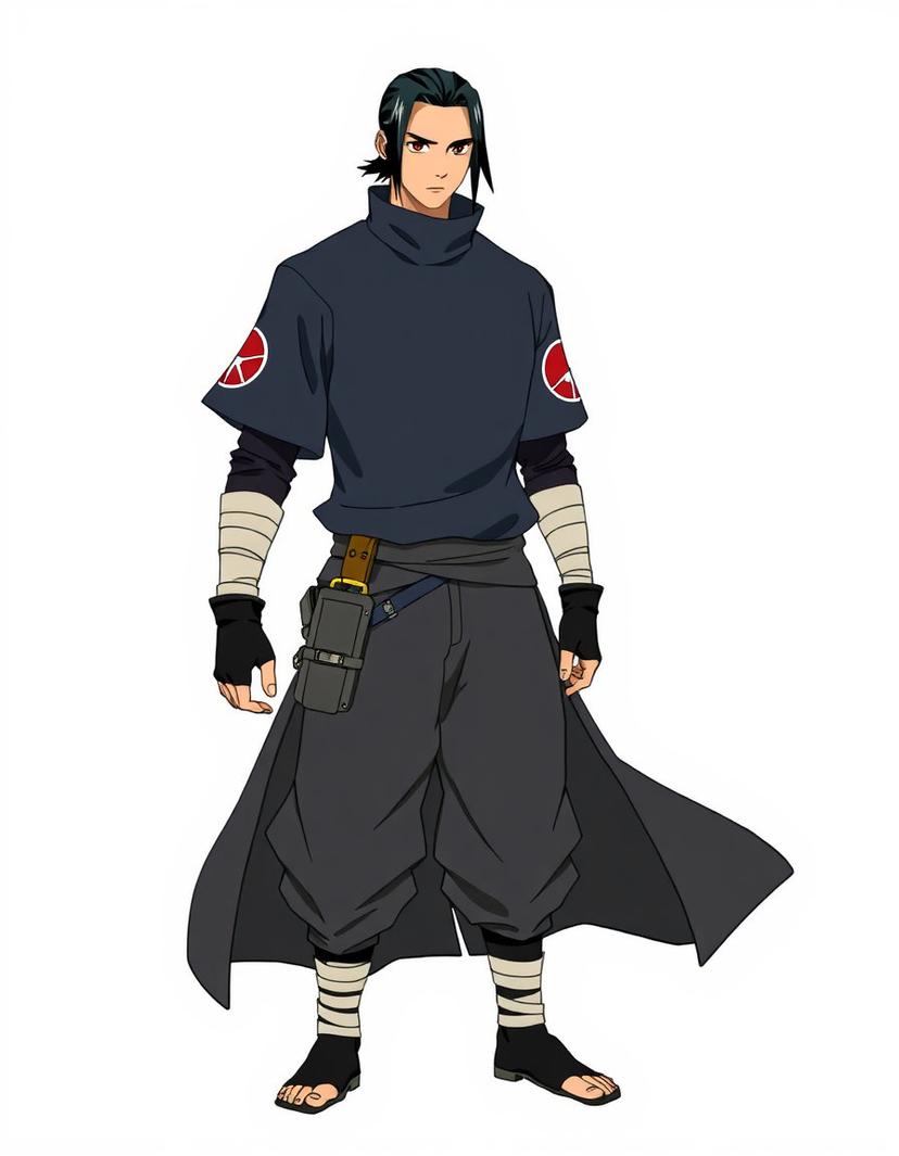 Kairo Naitsu, a Naruto OC made on GenTube
