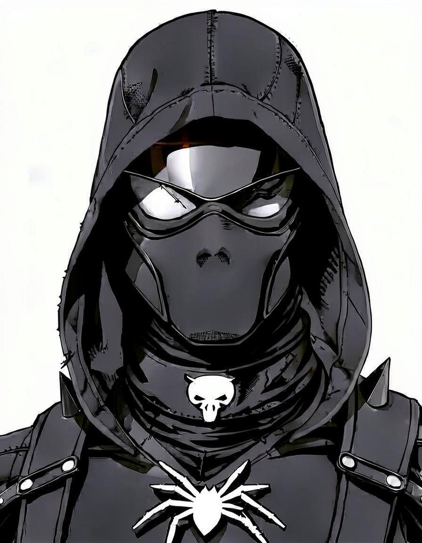 Nightloom, a Spider Man OC made on GenTube